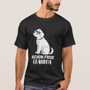 T-shirt Mère-grand propriétaire de chien Bichon frisé