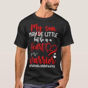 T-shirt Mère guerrière du cœur Sensibilisation à la cardio