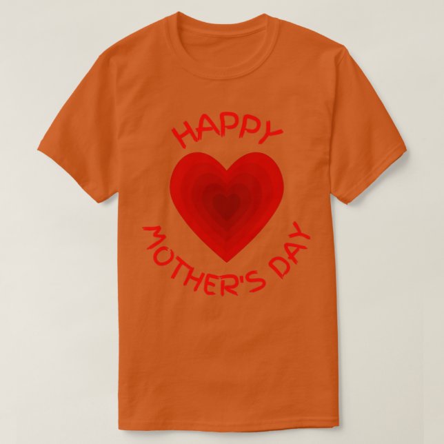 T-shirt mère heureuse jour 7 (Design devant)