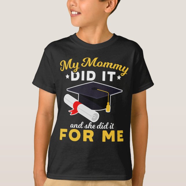 T-shirt Mère Humour de diplôme Amusant Maman Diplômée (Devant)