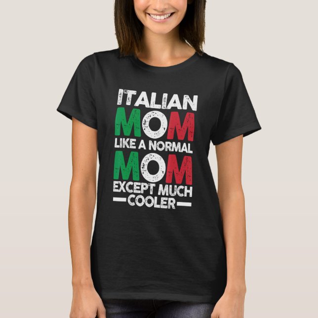 T-shirt Mère italienne Mama Italie (Devant)