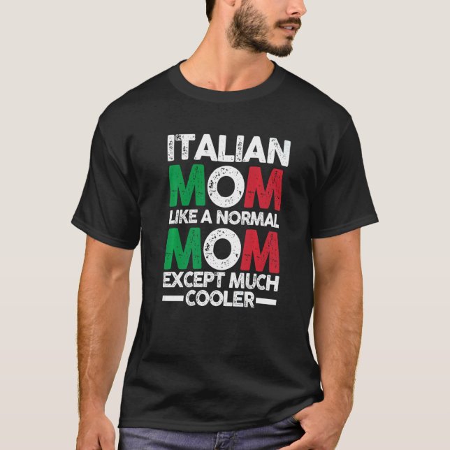 T-shirt Mère italienne Mama Italie (Devant)