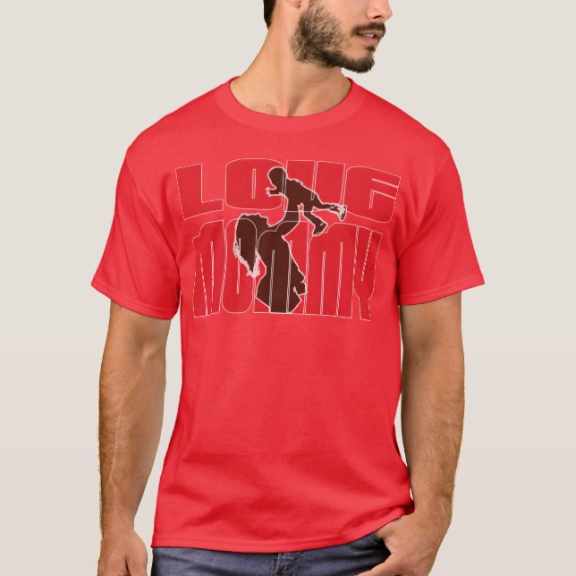 T-shirt mère je t'aime cadeau (Devant)