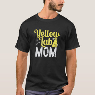 T-shirt Mère Labrador Retriever jaune Chien