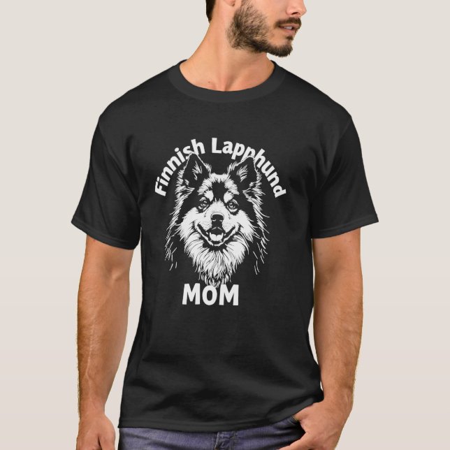 T-shirt Mère Lapphund finnois (Devant)
