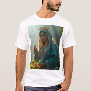 T-shirt Mère Marie Reine du Ciel tee - shirt masculin