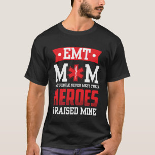 T-shirt Mère Mère Technicien Médicale d'urgence Mama Mères