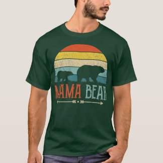 T-shirt Mère mignonne Ours Vintage Fête des mères Retro Ma