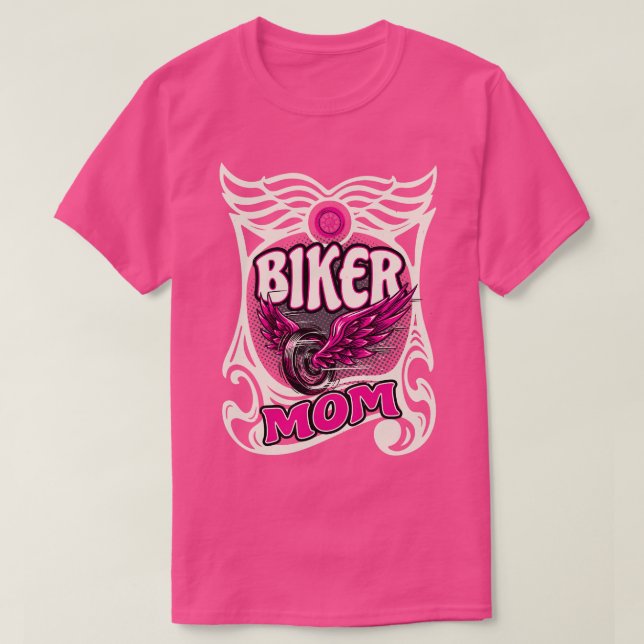 T-shirt Mère motocyclette mère femmes (Design devant)