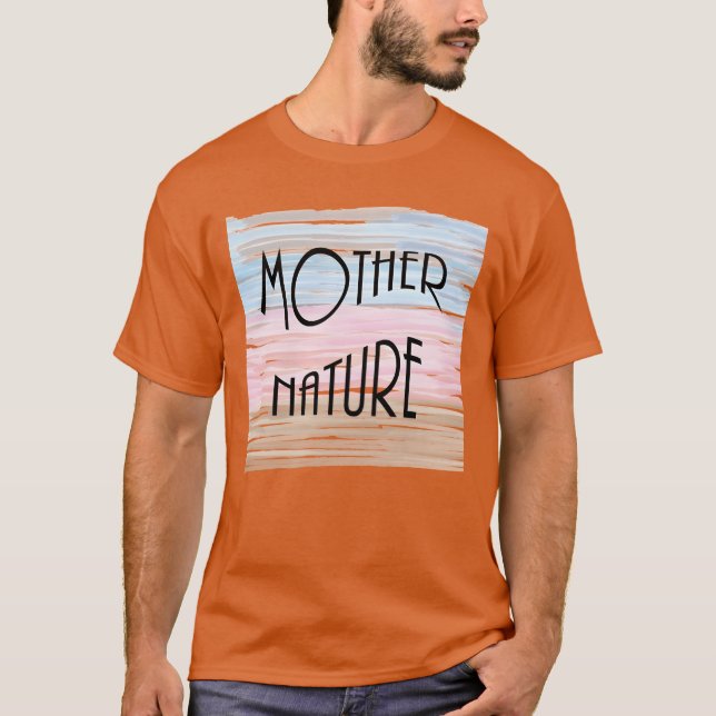 T-shirt Mère nature garçon (Devant)