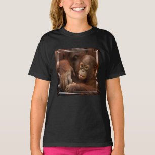 T-shirt Mère orang-outan et bébé au zoo