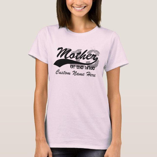 T-shirt Mère personnalisée de nom et d'année de la chemise (Devant)