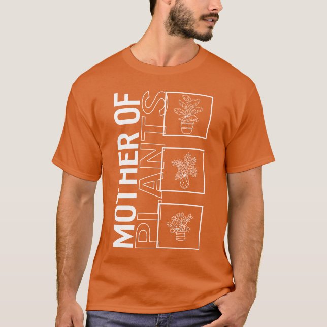 T-shirt Mère Plante Jardin Plante Jardin Louvain cadeau (Devant)