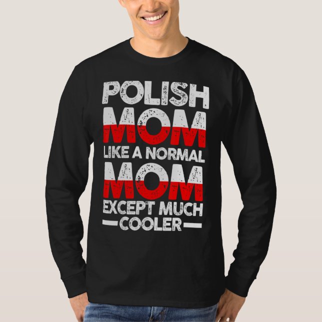 T-shirt Mère polonaise Mama Pologne (Devant)