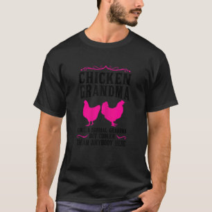 T-shirt Mère poule féminine comme une grand-mère normale p