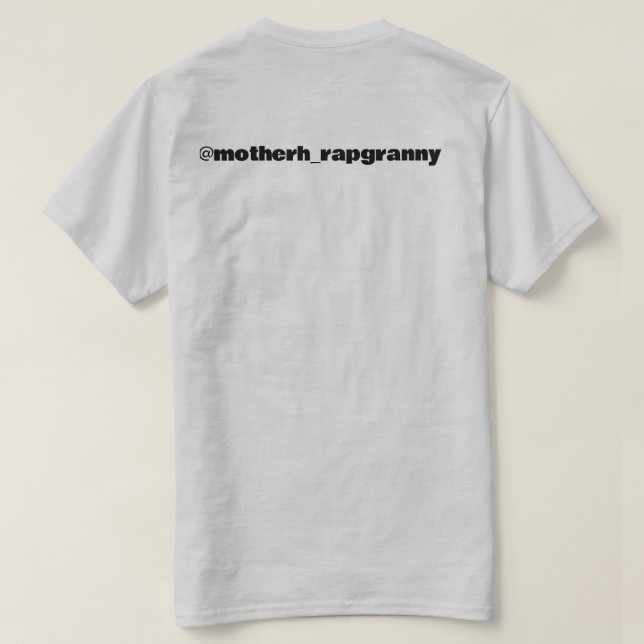 T-shirt mère_rapgranny (Design dos)