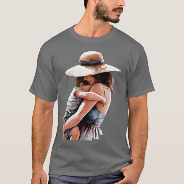 T-shirt Mère s Embrasser amis (Devant)