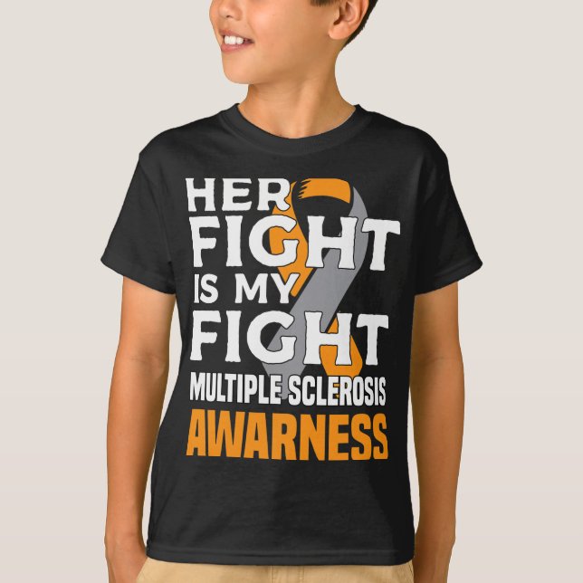 T-shirt Mère Sclérose en plaques Sensibilisation Femmes Ms (Devant)