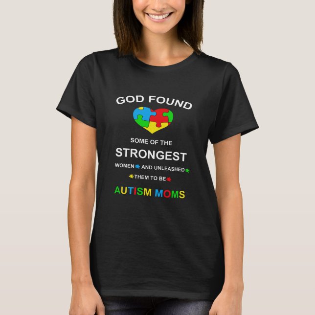 T-shirt Mères autistes (Devant)