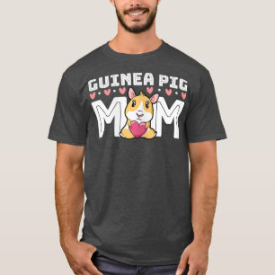 T-shirt Mères de cochons d'Inde féminins Propriétaire d'an