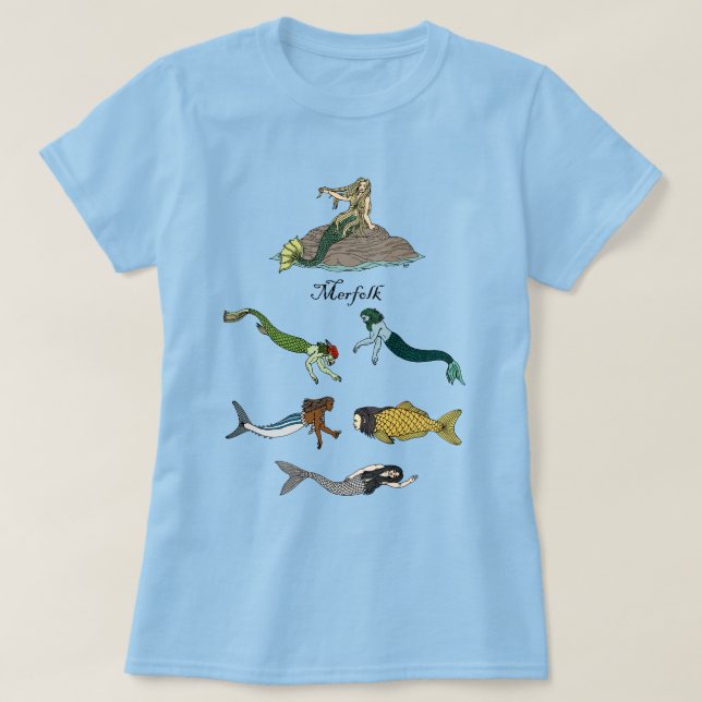 T-shirt Merfolk (Design devant)