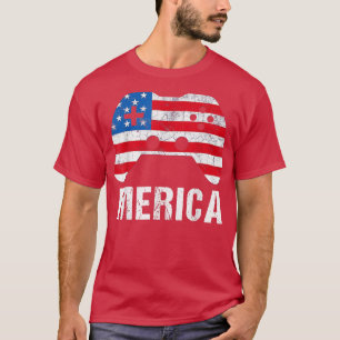 T-shirt Merica 4 juillet T Jeu Vidéo Joueur Enfants Garçon