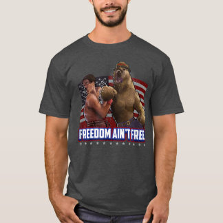 T-shirt Merica Bear's KO for Liberty USA America Freedom