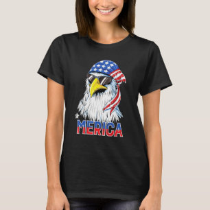 T-shirt Merica Eagle Mullet 4 juillet Hommes Femmes Améric