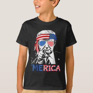 T-shirt Merica Shirt heureux 4 juillet Merica Trump