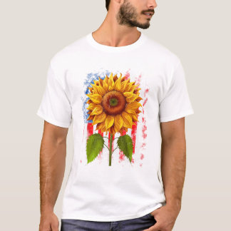 T-shirt Merica Sunflower Américaine