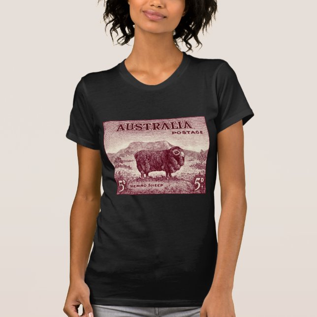 T-shirt Merino Sheep australien 1934 (Devant)