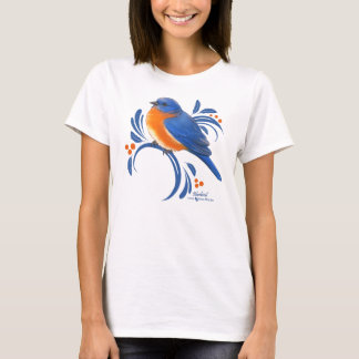 T-shirt Merle bleu