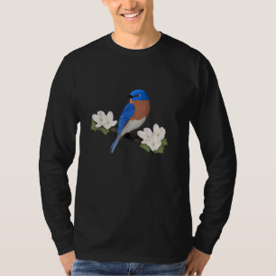 T-shirt Merlebleu de l'Est Ornithophile Observateur d'oise