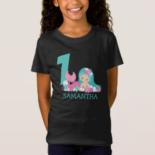 T-Shirt Mermaid 1er anniversaire Marina - De la mer