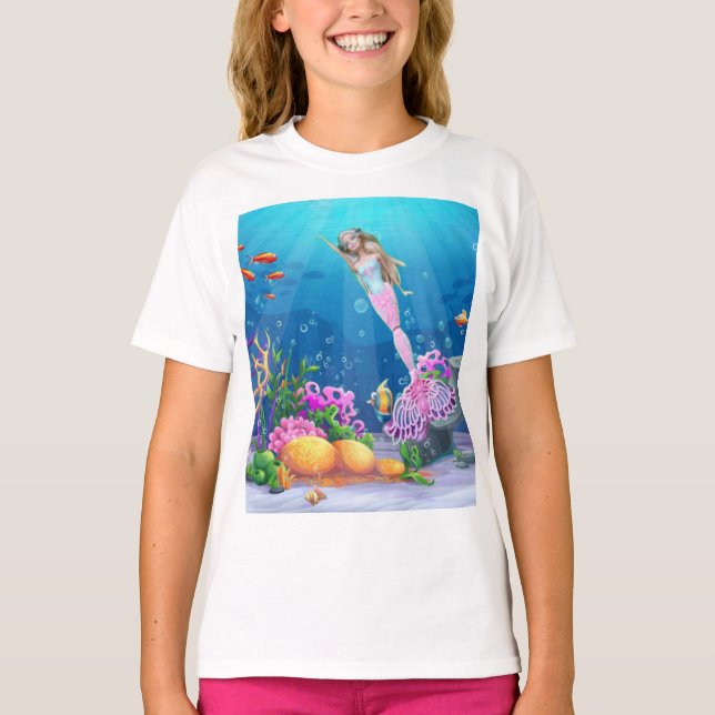 T-shirt Mermaid célèbre (Devant)