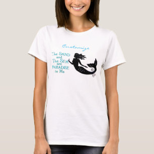 T-shirt Mermaid de plage de sable et de mer Thunder_Cove
