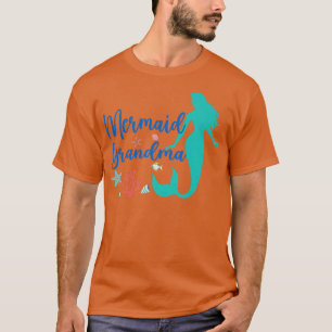 T-shirt Mermaid Grand-mère Anniversaire Filles Famille Mag