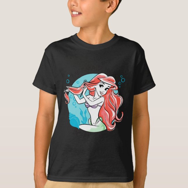 T-shirt Mermaid Hair Dont Care  (Devant)