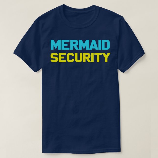 T-shirt Mermaid Halloween Costume design Mermaid Sécurité (Design devant)