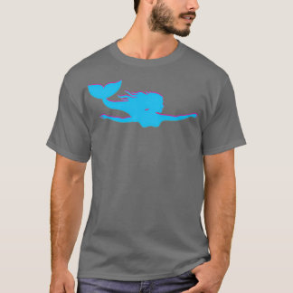 T-shirt mermaid lune lumière nager psychédélique voyage oc