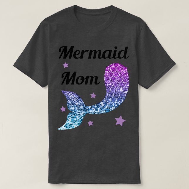 T-shirt Mermaid Maman Flipper Cadeau Pour Mère Femmes 1 (Design devant)