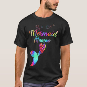 T-shirt Mermaid Mamaw Mermaid fête d'anniversaire