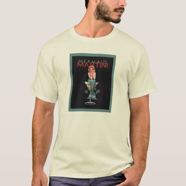 T-shirt Mermaid Martini (Devant)
