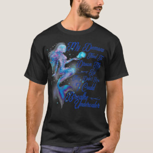 T-shirt Mermaid Mes Démons Ont Essayé De Me Noyer Mais Ils