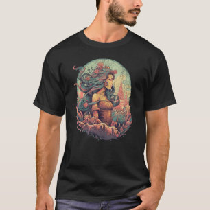 T-shirt Mermaid Mignonne amoureux de l'océan Imaginaire Ba