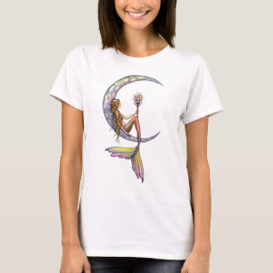 T-shirt Mermaid Moon Imaginaire Débardeur d'art