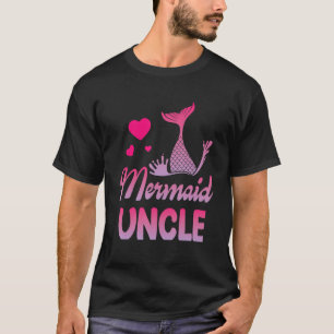T-shirt Mermaid Nager Autour Des Coeurs Joyeux Jour Pour M