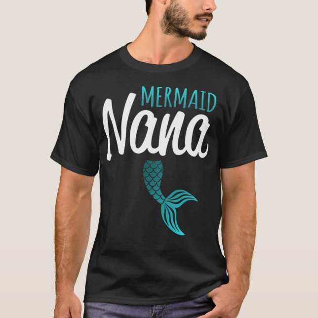 T-shirt Mermaid Nana rodeo mustang (Devant)