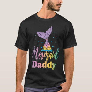 T-shirt Mermaid papa Filles de fête d'anniversaire