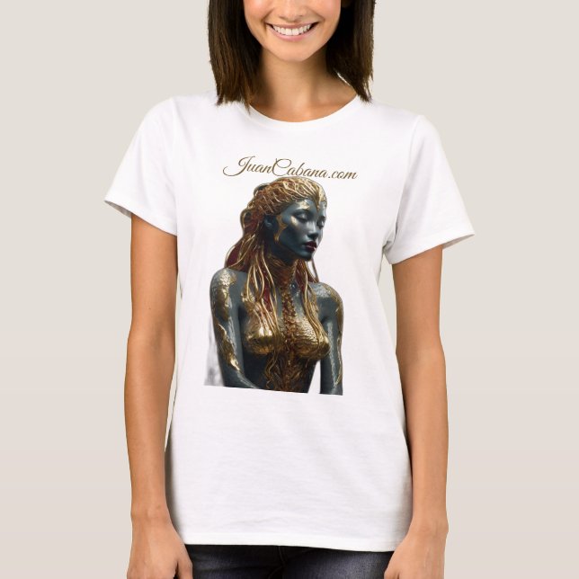 T-shirt Mermaid Princess Par Juan Cabana 2024 (Devant)